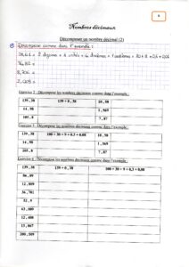 Lire la suite à propos de l’article N6 Les nombres décimaux : exercices Série 6 + Correction (M Bonelli)