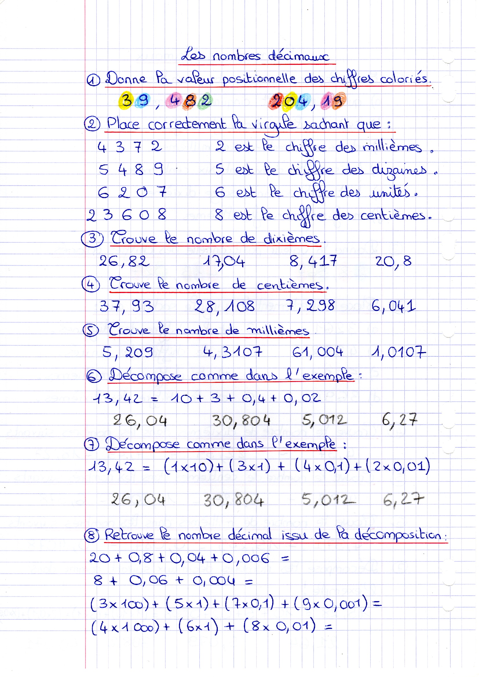 Lire la suite à propos de l’article N6 Les nombres décimaux (10)