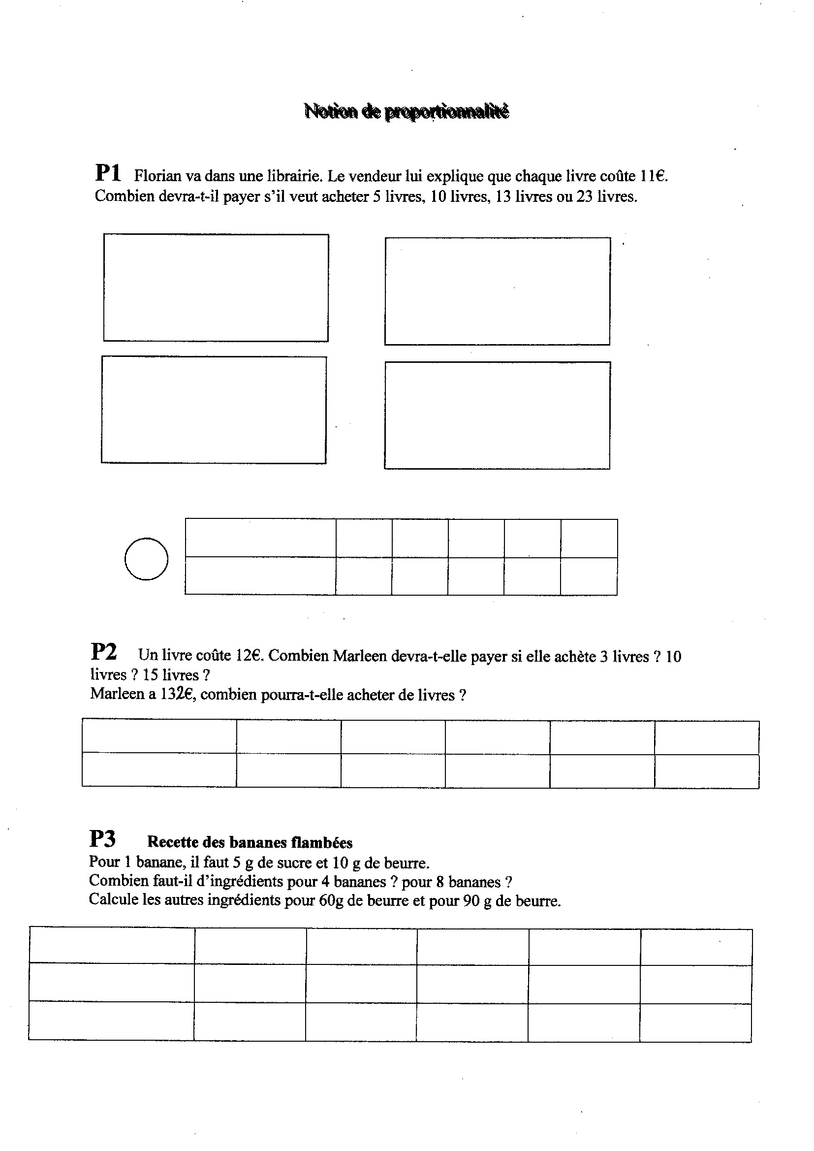 Lire la suite à propos de l’article Les tableaux de proportionnalité (4)