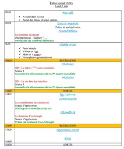 Lire la suite à propos de l’article Cahier journal du lundi 5 mai 2025