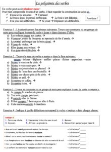 Lire la suite à propos de l’article V2 La polysémie des verbes (1 )