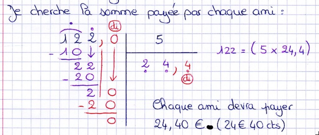 division décimale