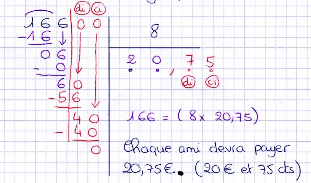 division décimale