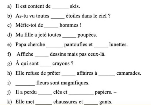exercices ces ses