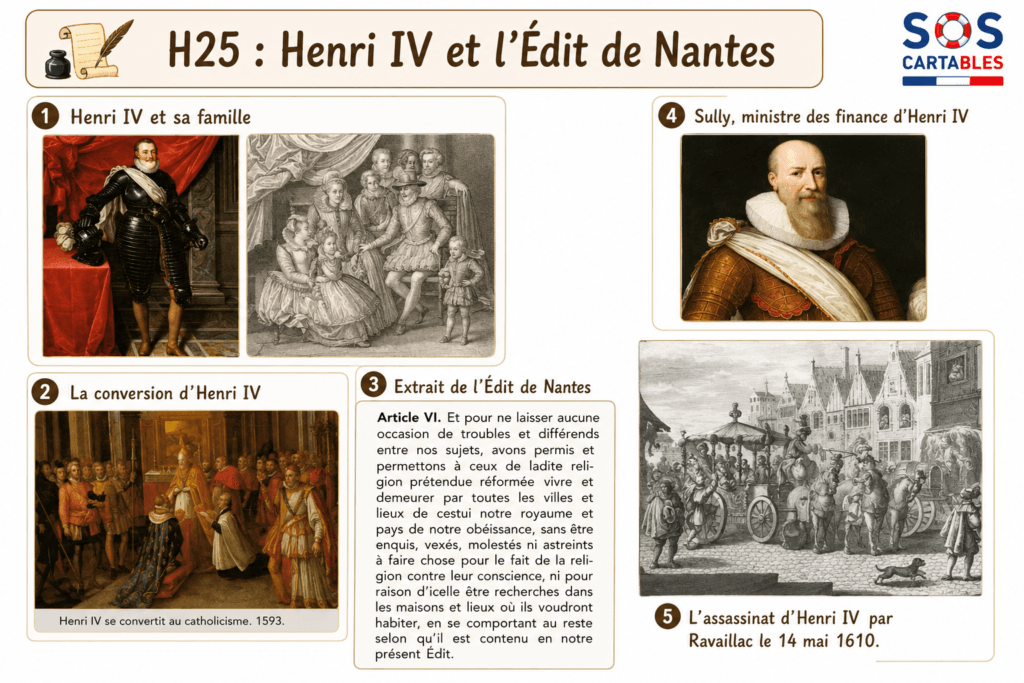 H25 Henri IV et l'Edit de Nantes DOCUMENTS