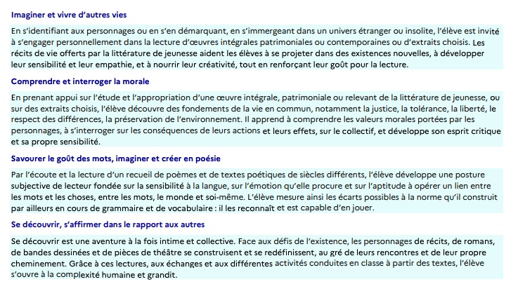 Programme Lecture compréhension CM1