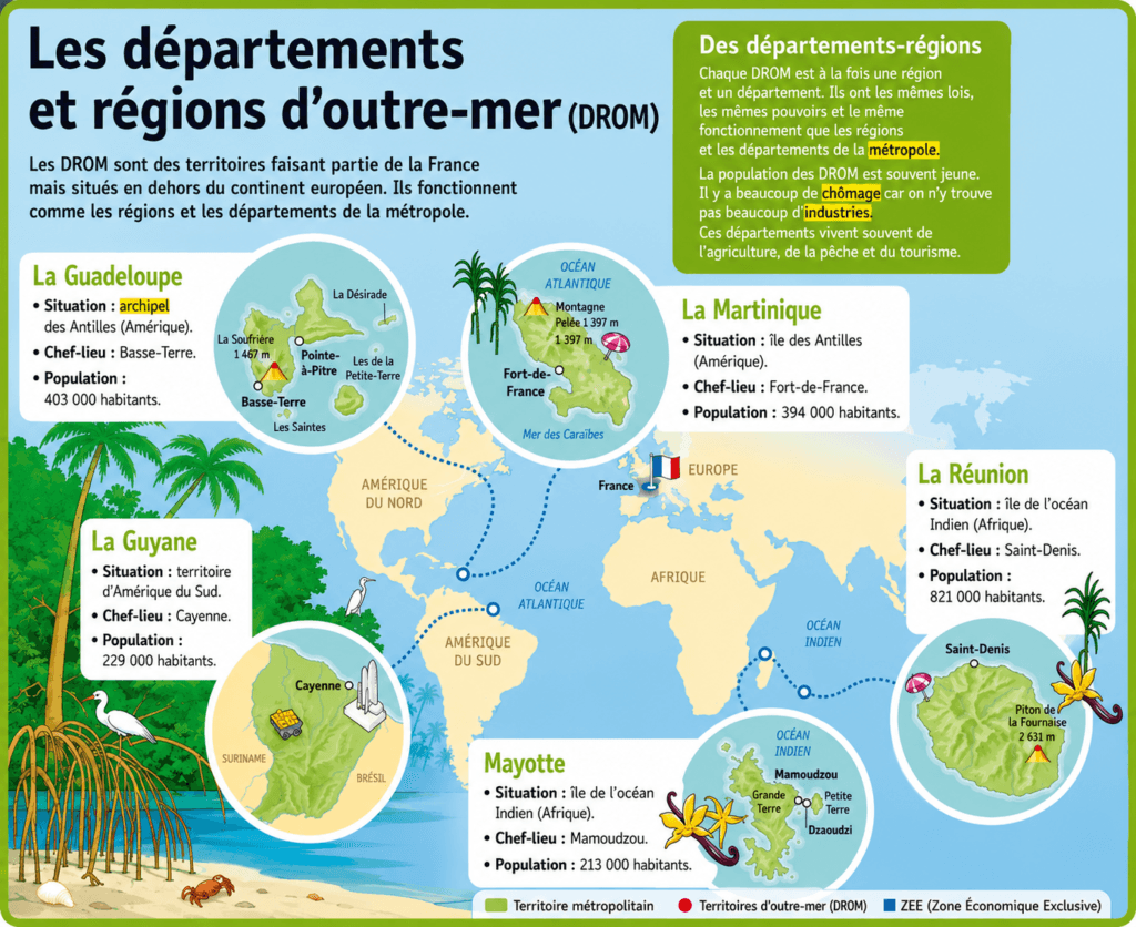 territoires français d'outre mer,DROM,TOM