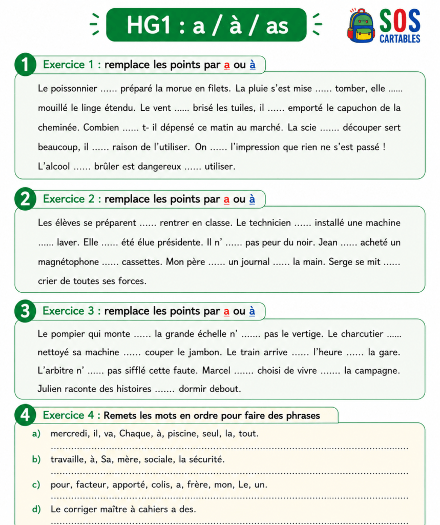 deuxième journée de classe CM1 CM2,cahier journal,compétences,grammaire