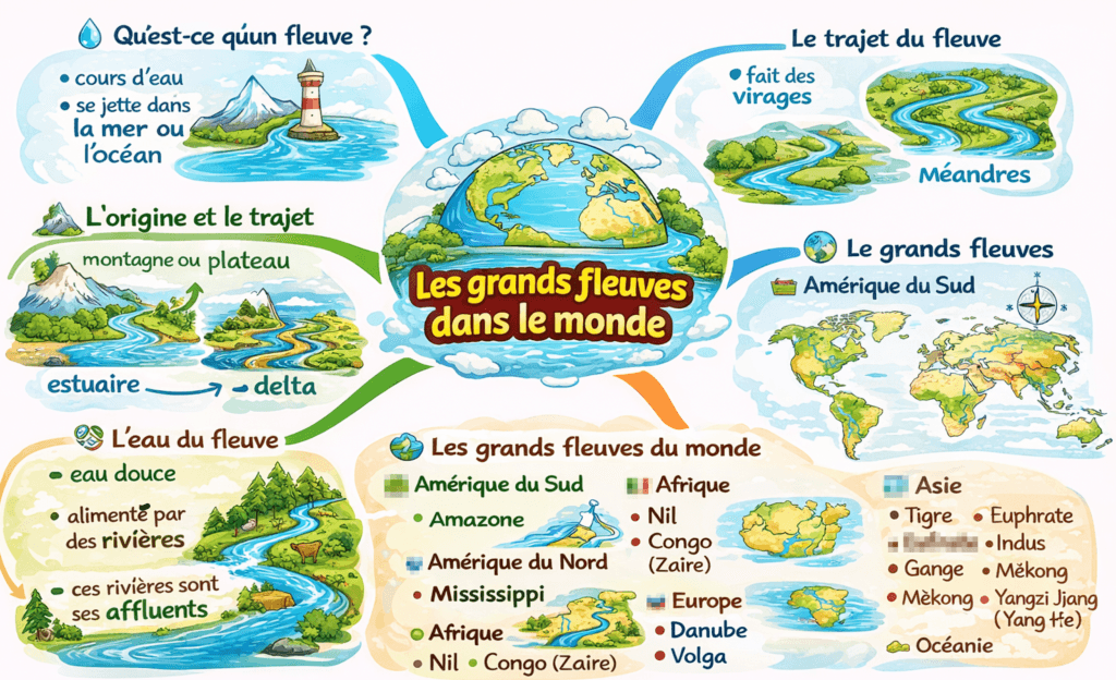 Les grands fleuves du monde CM2