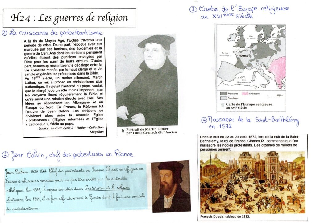 les guerres de religion,édit de Nantes,massacre de la saint barthelemy,protestantisme
