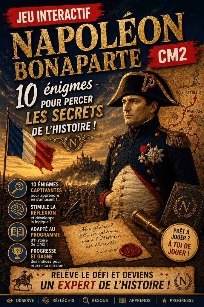 Escape game Napoléon CM2