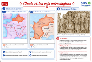 Lire la suite à propos de l’article Évaluation Clovis : bilan gratuit et corrigé sur les Mérovingiens