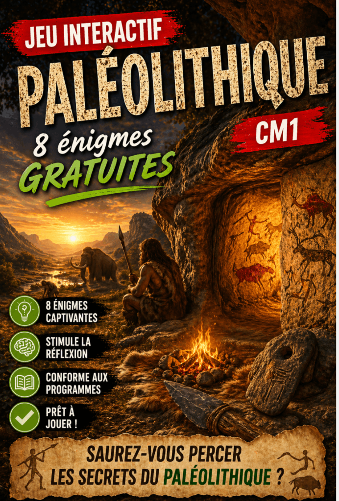 escape game paléolithique CM1