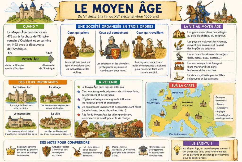 Le Moyen ge Toutes Les Le ons Pour Tout Comprendre CE2 CM1 CM2