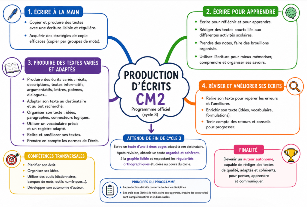 Programme Production d’écrits CM2