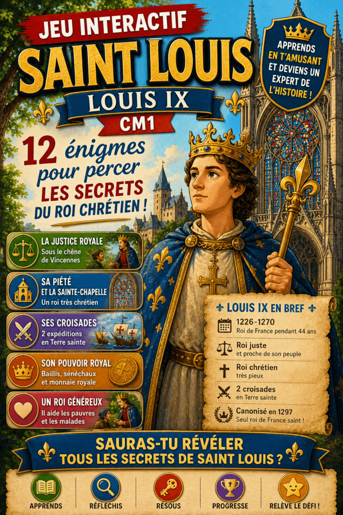 Jeu interactif Saint Louis CM1