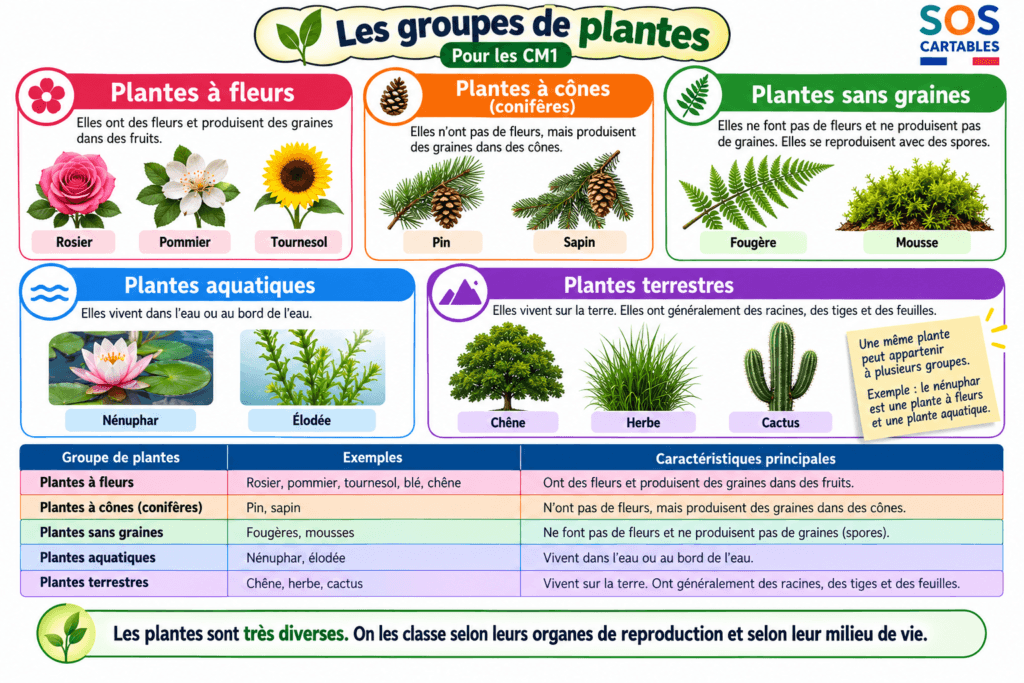 Vivant ou non vivant CM1 CM2 : leçon complète et gratuite 5 vivant ou non vivant,classification,groupes,êtres vivants