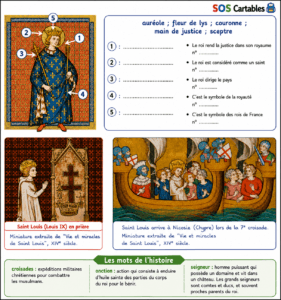 Lire la suite à propos de l’article Louis IX, le roi chrétien CM1 : leçon complète sur Saint Louis