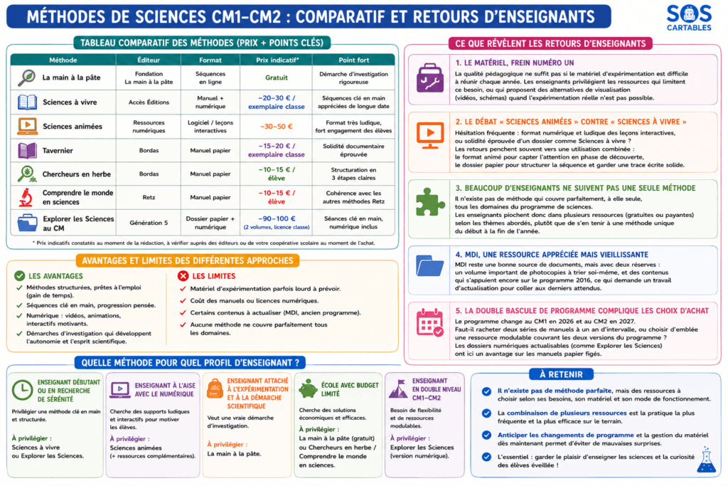 méthode sciences CM1 CM2