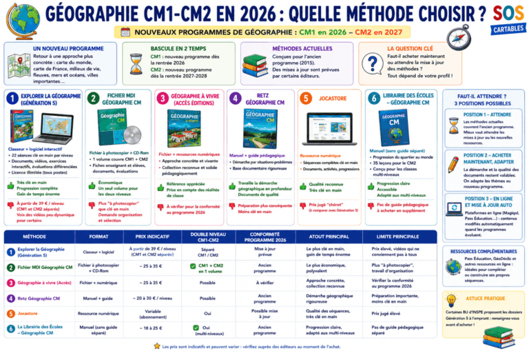 leçons et exercices CM1-CM2,SOS Cartables,Sciences