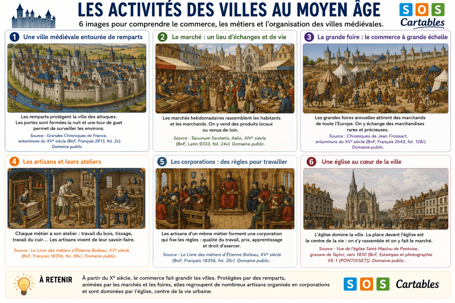 Les activités des villes au Moyen Âge CM1 : la leçon complète 1 You are currently viewing Les activités des villes au Moyen Âge CM1 : la leçon complète