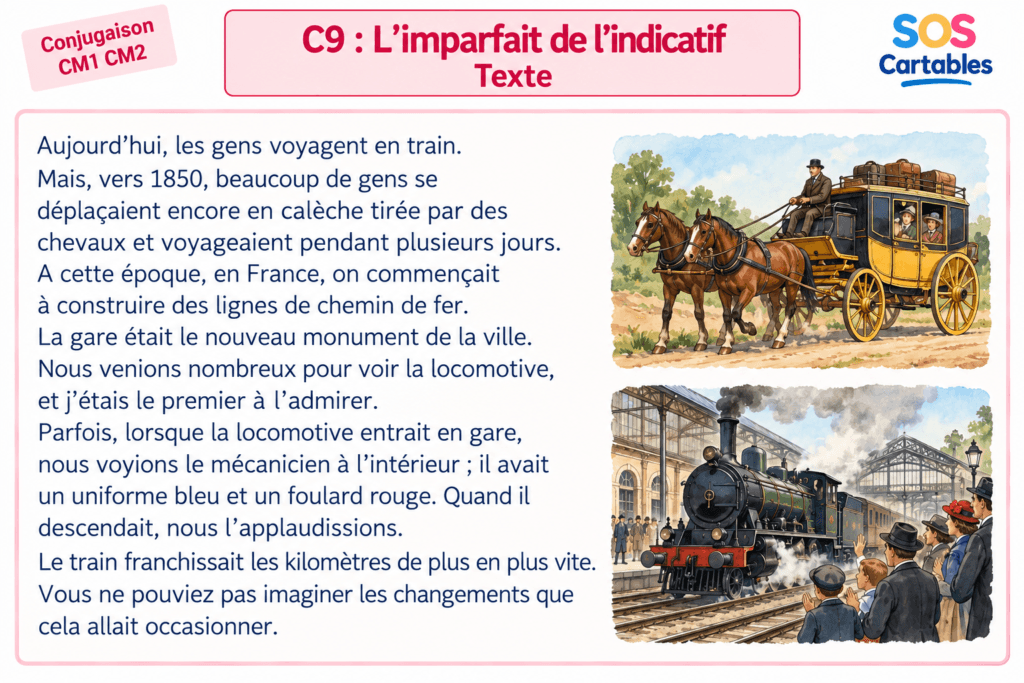 imparfait des verbes en -er,imparfait de l'indicatif.,exercices sur l'imparfait,verbes en -ger,verbes en -cer