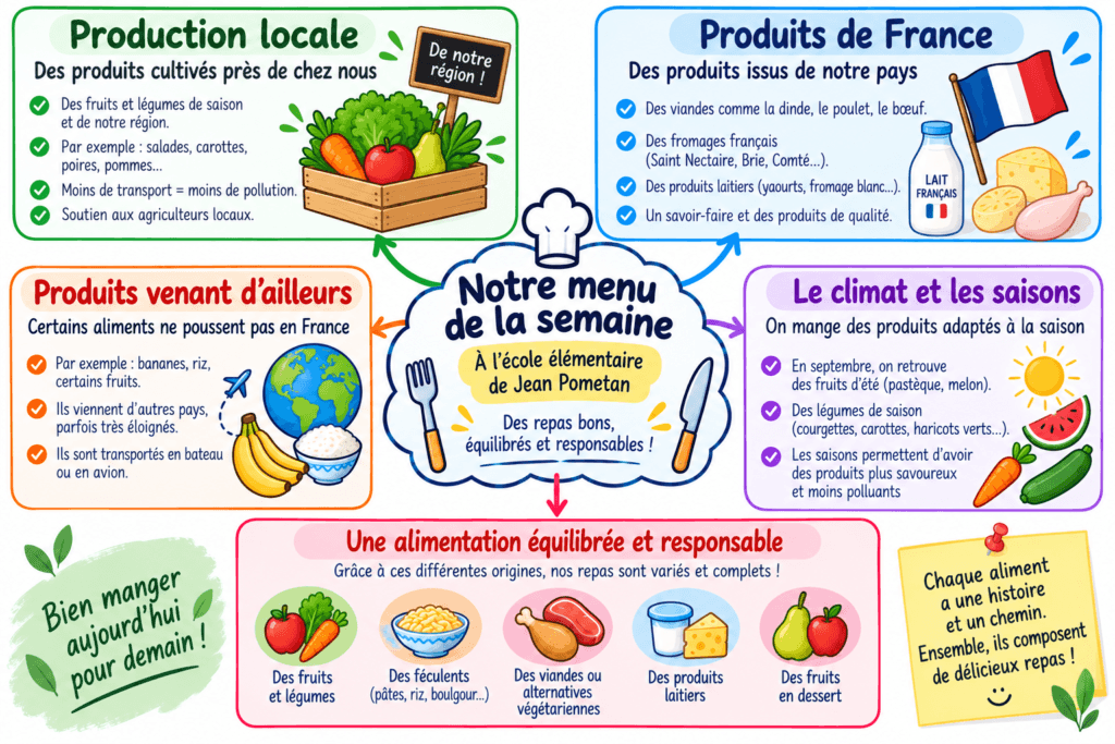 La provenance des aliments - Se nourrir dans le monde CM1 5 Se nourrir dans le monde CM1 : la provenance des aliments - carte mentale